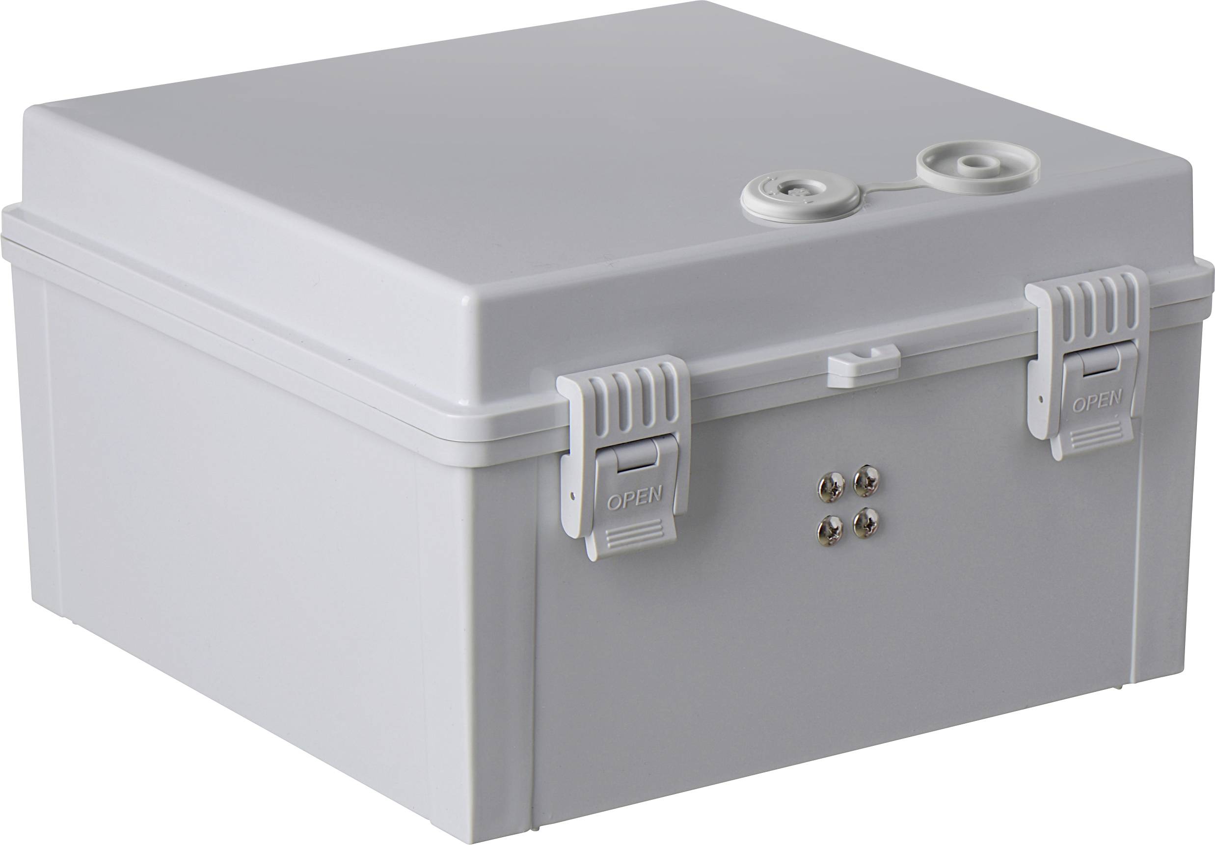 TRU COMPONENTS TC-PSC-30x30x18 Schaltschrank 300 x 300 x 180 ABS Hellgrau 1 St.