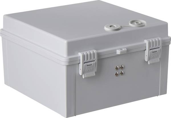 TRU COMPONENTS TC-PSC-30x30x18 Schaltschrank 300 x 300 x 180 ABS Hellgrau 1 St.