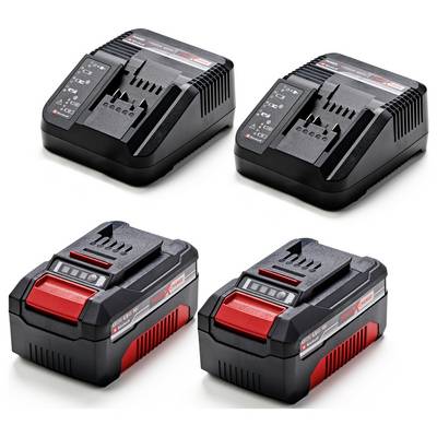 Einhell Power X-Change GE-CM 43 Li M Kit (2x4,0Ah) Akku Akku-Rasenmäher inkl. Ladegerät, inkl. 2. Akku 36 V Schnittbreit-1