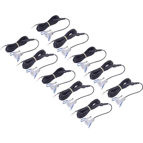 Sygonix SY-6737556 Einbauleuchte 10er Set EEK: F (A - G) LED LED 28.7 W Silber