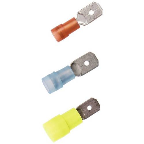 LAPP 61794968 Flachsteckhülse Steckbreite: 4.8 mm Steckdicke: 0.5 mm 180 ° Vollisoliert Blau 100 St.