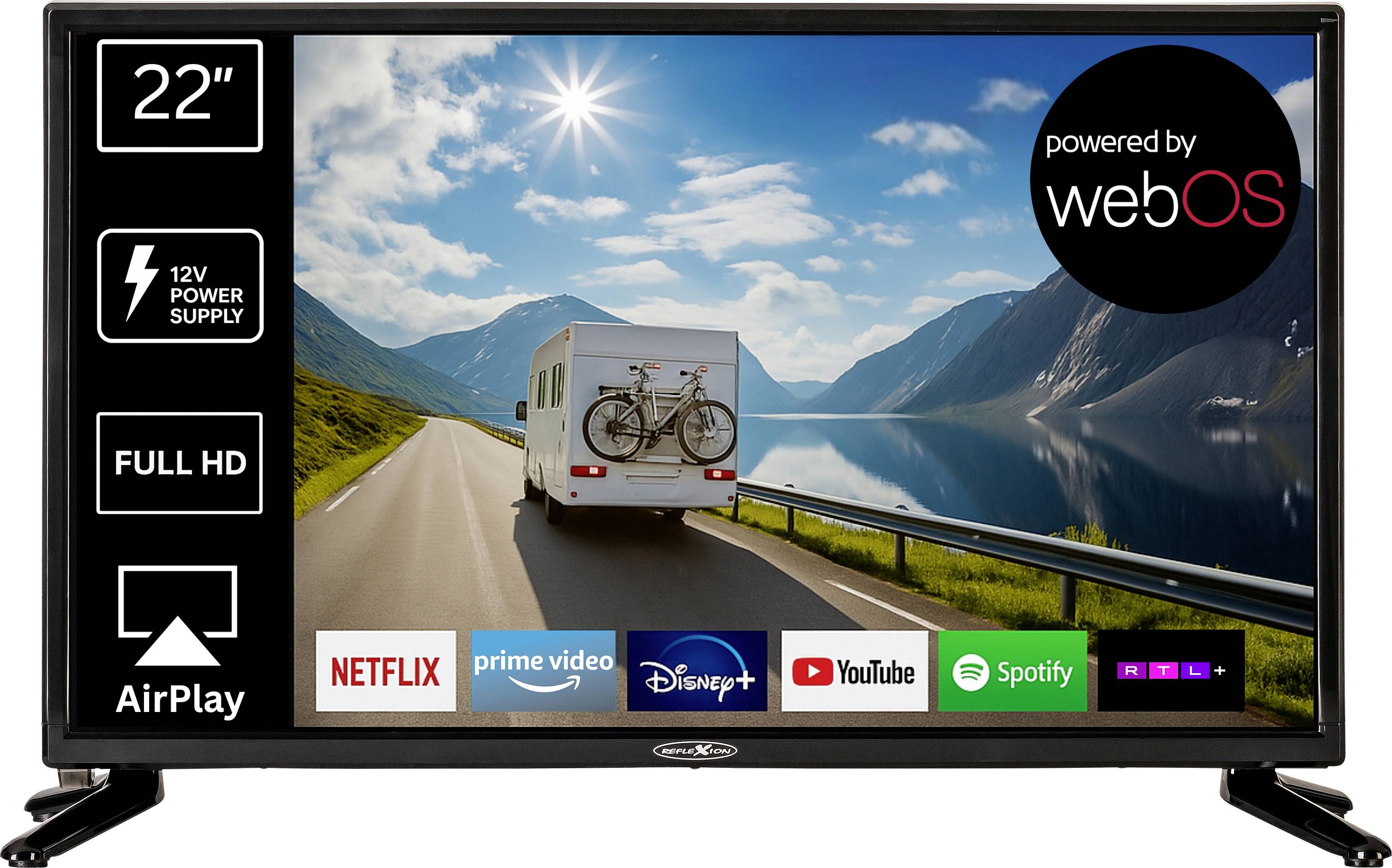 22 Zoll Fernseher online kaufen – Conrad Electronic Schweiz
