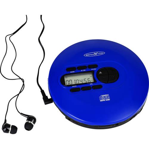 Thumbnail - Reflexion PCD520MF/BL Tragbarer CD-Player CD, CD-R, CD-RW, MP3 Blau