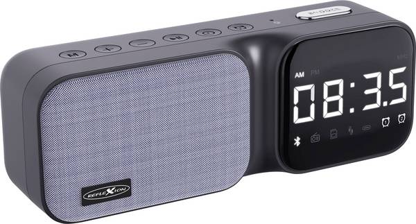 Reflexion CLR24BT Radiowecker UKW Funkempfang, USB, Bluetooth®, AUX, SD  Akku-Ladefunktion, Weckfunktion