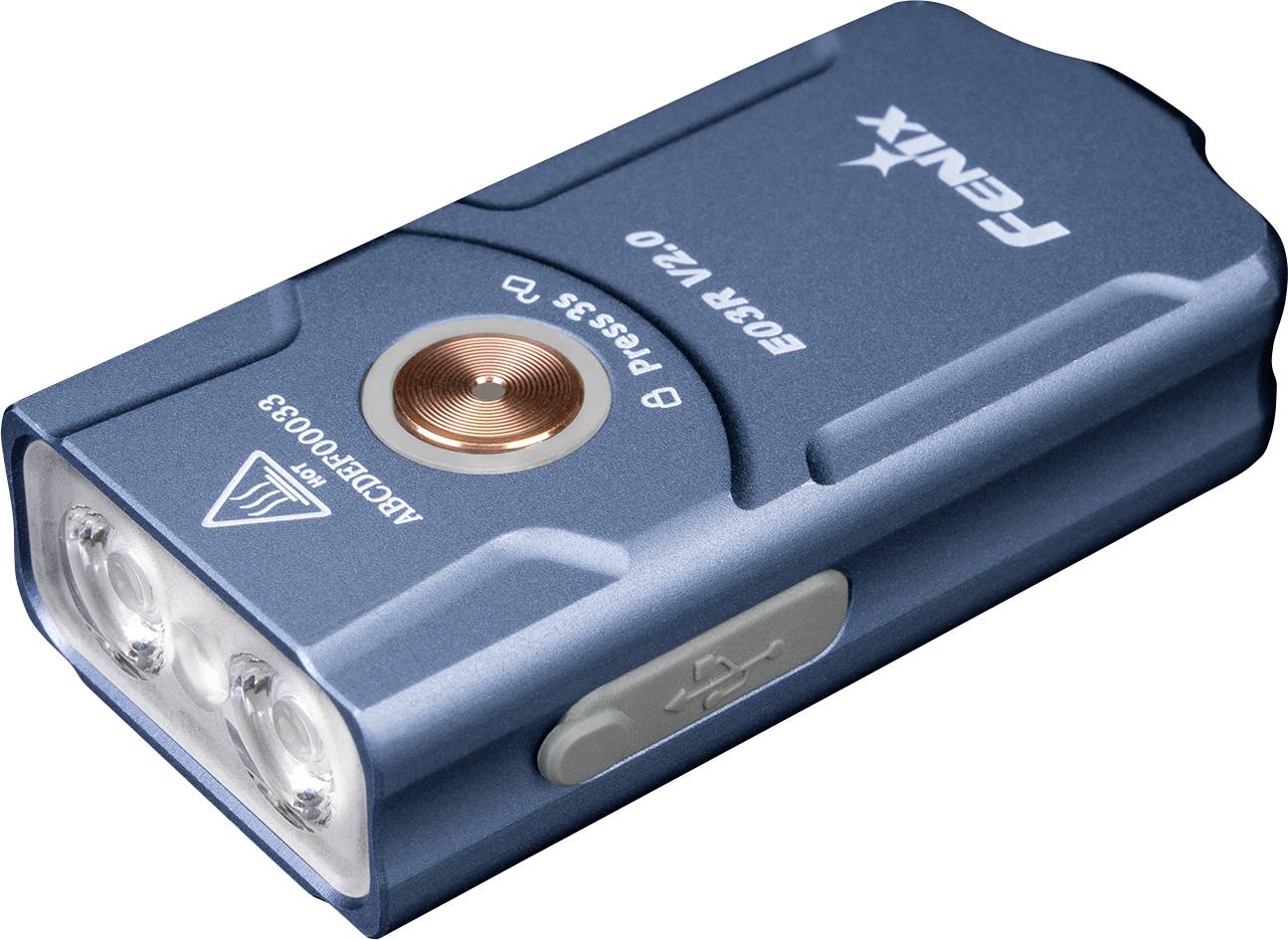 Fenix Light E03R V2.0 LED Taschenlampe akkubetrieben 500 lm 30 g