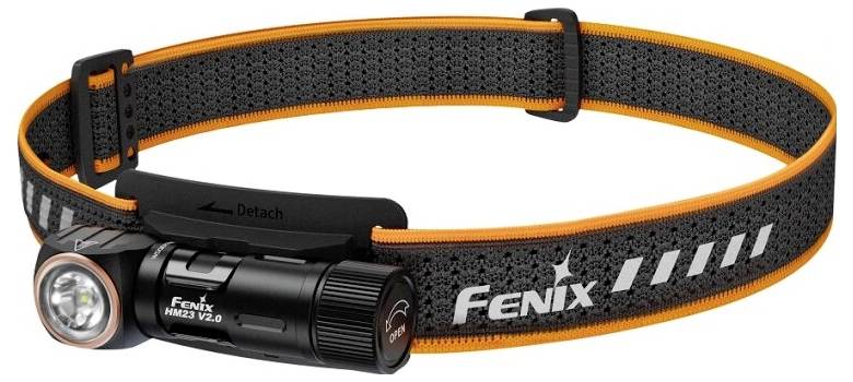 Fenix Light HM23 V2.0 Hoofdlamp LED werkt op batterijen