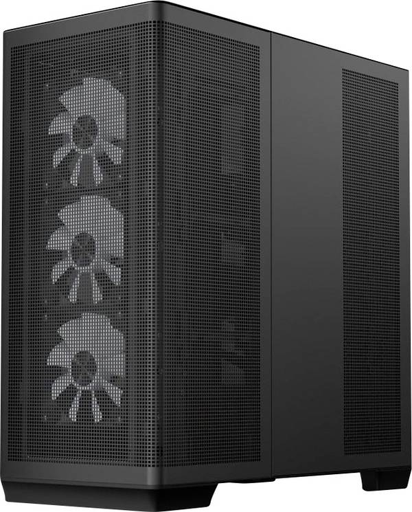 APNX APNX C1-R-BK-V1 Midi-Tower Gaming-Gehäuse  Schwarz