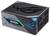 'Grafikkarte ASUS Thor 1600W, schwarz-metallic mit blauer und grüner Beleuchtung.'