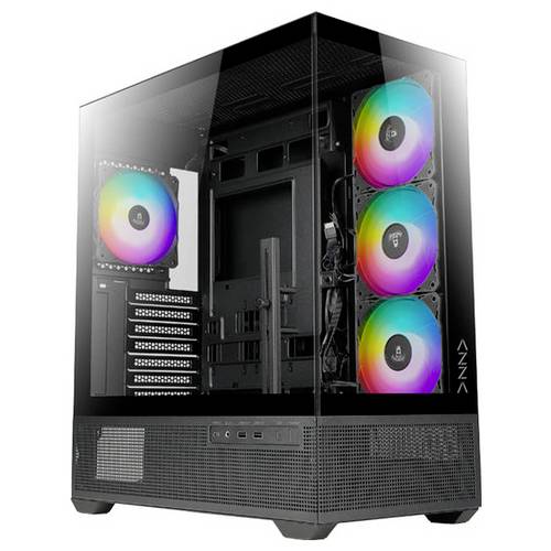AZZA Tiara 501B Midi-Tower PC-Gehäuse Schwarz
