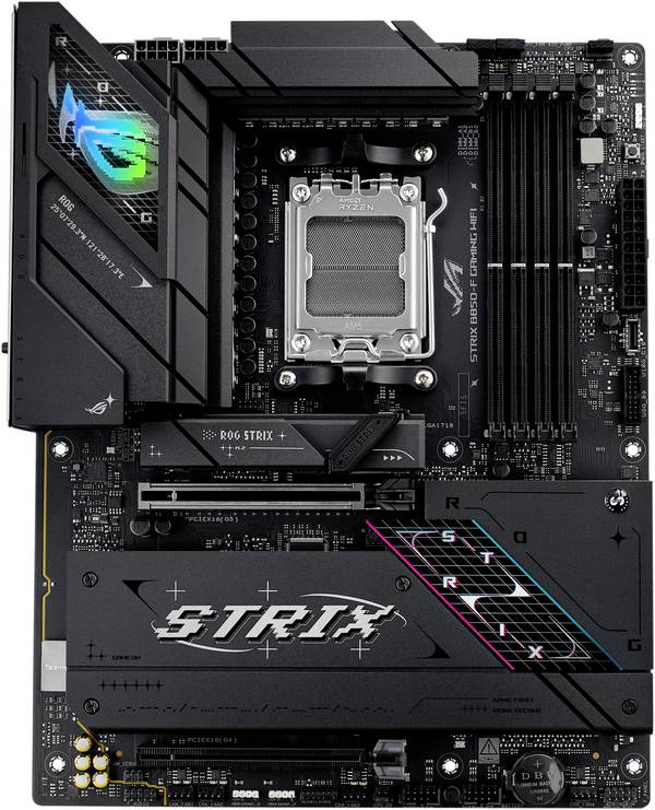 Asus ROG STRIX B850-F Mainboard Sockel (PC) AMD® AM5 Formfaktor (Details) ATX Mainboard-Chipsatz AMD® B850
