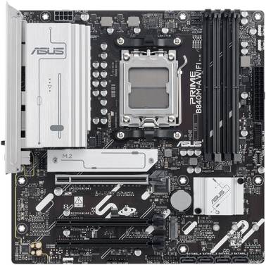 Asus PRIME B840M-A Mainboard Sockel (PC) AMD® AM5 Formfaktor (Details) Micro-ATX Mainboard-Chipsatz AMD® B840