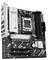 Eine ASUS-Motherboard-Ansicht mit CPU-Sockel, RAM-Steckplätzen und verschiedenen Anschlüssen. Geeignet für PC-Bauprojekte.