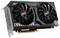 Schwarze Grafikkarte mit zwei Lüftern, Marke ASRock, Modell 'Challenger'. Eignet sich für leistungsstarke Computerspiele.