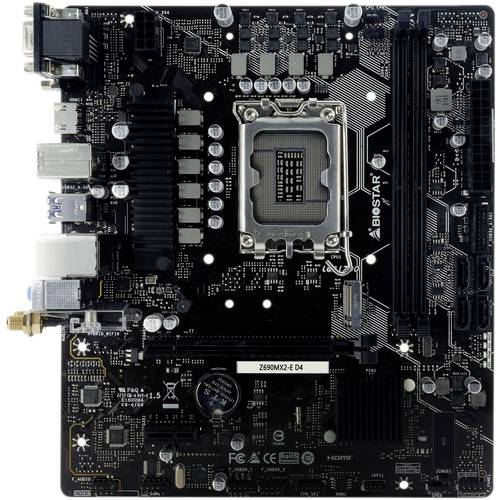 Thumbnail - BioStar Z690MX2-E D4 Mainboard Formfaktor (Details) Micro-ATX Mainboard-Chipsatz Intel® Z690
