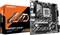 Gigabyte B850M D3HP Mainboard und Verpackung mit Branding und technischen Details. Entworfen für AMD Ryzen-Prozessoren.