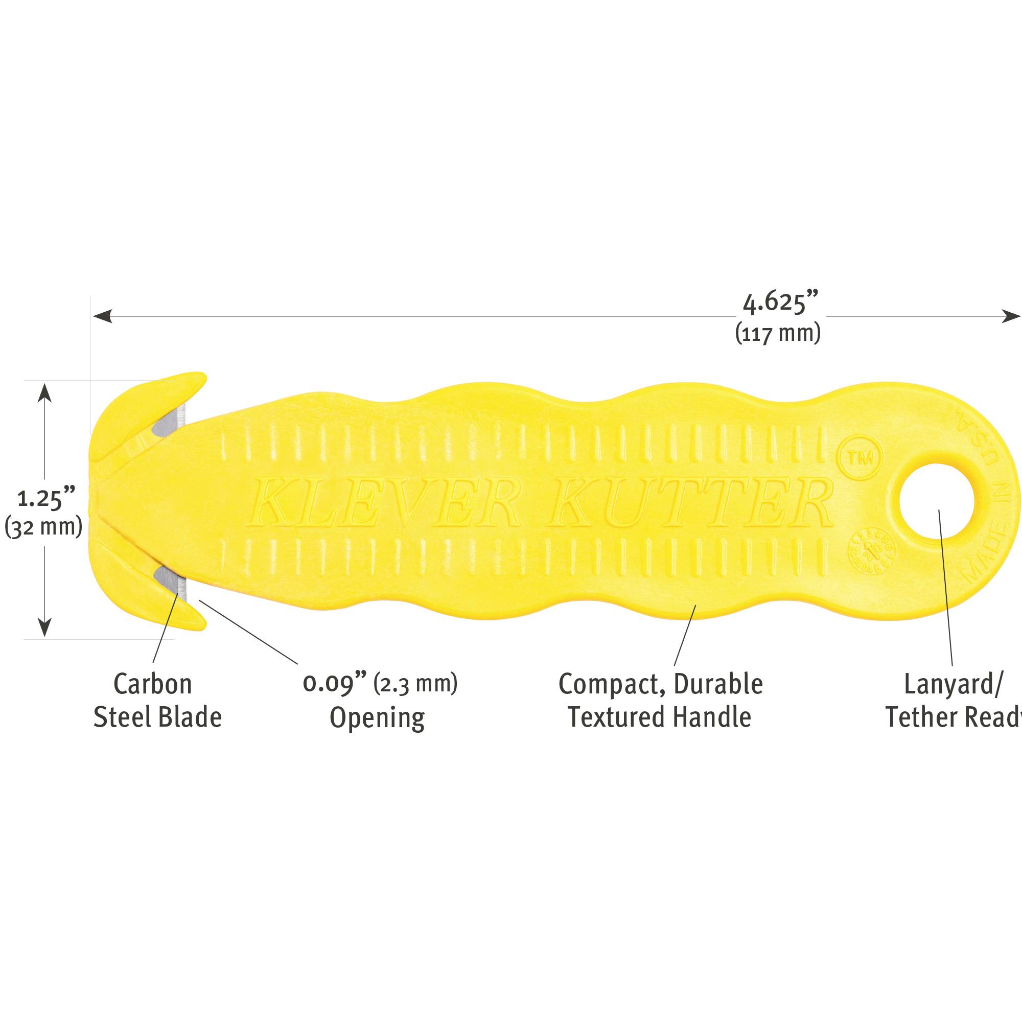 Berger & Schröter 2341501 Klever Cutter gelb KCJ-1Y 1 St.-2