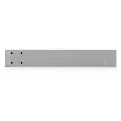 Grau gefärbte leere Serverblende für Rackmontage mit mehreren Bohrungen für Befestigungen, auf weißem Hintergrund.