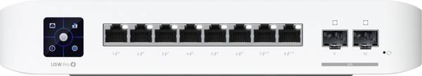 Ubiquiti Networks USW-PRO-8-POE UniFi USW Pro Netzwerk Switch 8 + 2 Port  PoE-Funktion