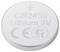 Runde Lithium-Knopfzellenbatterie mit Aufdruck 'CR2450', Spannung '3V'. Sicherheits- und CE-Symbol darunter abgebildet.