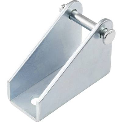 Metallwinkelhalterung mit Bolzen, in Dreiecksform, geeignet für mechanische Verbindungen und Befestigungen.