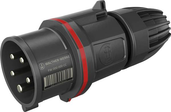 Walther Werke FW211506CC FW211506CC CEE Stecker 16 A 5polig 230 V, 400 V 1 St.