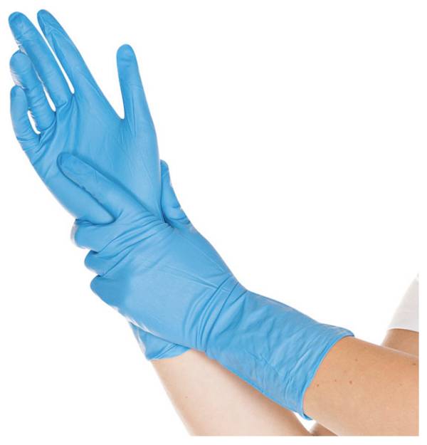 Franz Mensch Hygrostar Super High Risk FM1006_02 50 St. Nitril Einweghandschuh Größe (Handschuhe): L