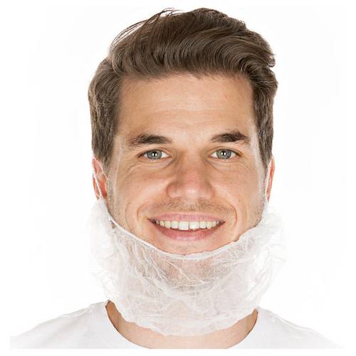 Franz Mensch FM1041 Bartschutz weiß, 100er Weiß