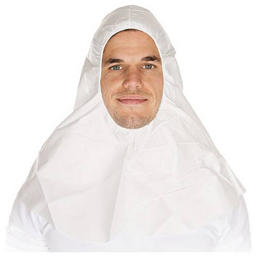 Franz Mensch FM1044 Einweg Kapuze Haube weiß, 20er Weiß