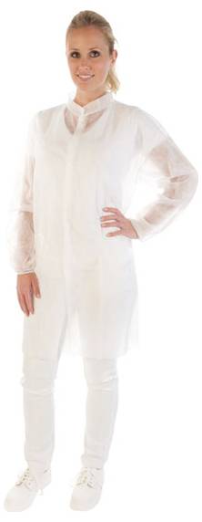 Franz Mensch FM1046 Wegwerpkittel beamerkittel wit Maat: XXL Wit afbeelding