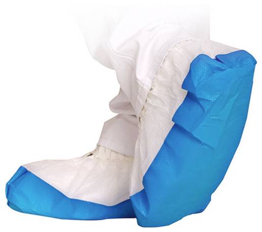 Franz Mensch FM1048 Überschuhe antirutsch weiß-blau, 50er Weiß, Blau