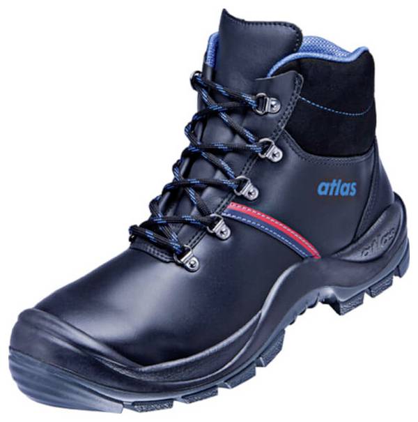 Atlas Anatomic Bau 500 S3 SRC AD1340_45 Sicherheitsstiefel S3 Schuhgröße (EU): 45 Schwarz 1 Paar