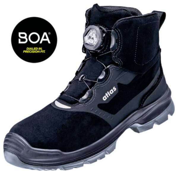 Atlas Flash 6905 XP S3 BOA ESD AD1360_41 Sicherheitsstiefel S3 Schuhgröße (EU): 41 Schwarz 1 Paar