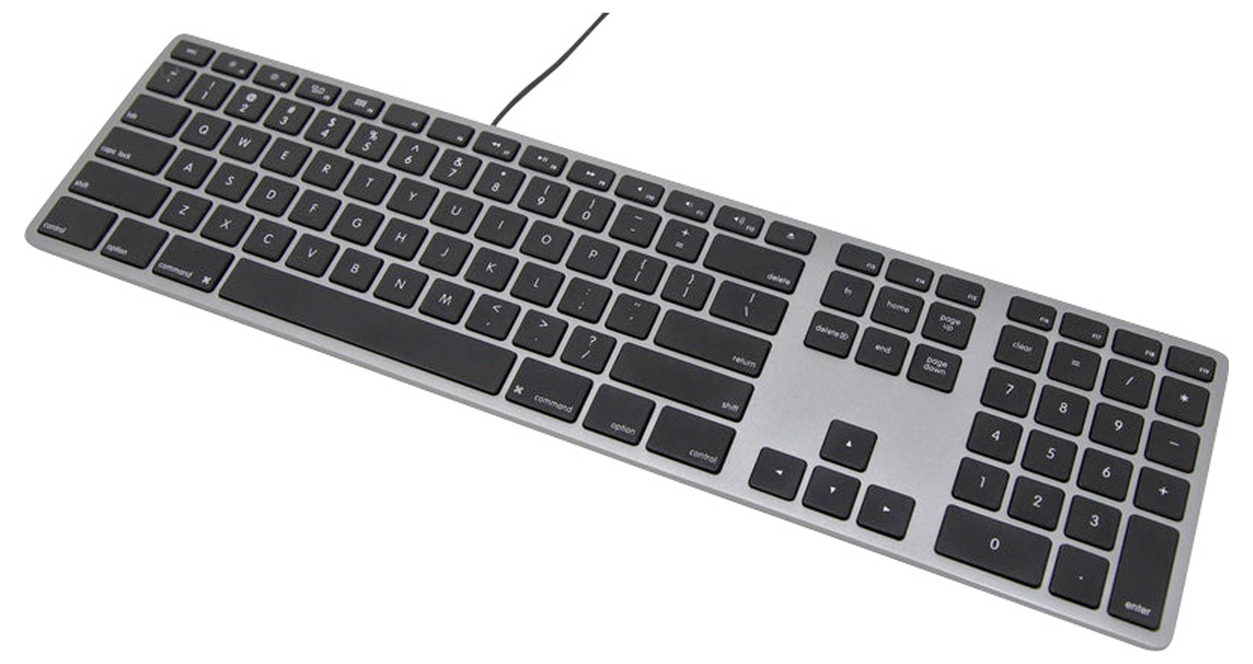 Matias FK318B Wired Aluminium Keyboard for Mac USB Tastatur US-Englisch, QWERTY, Mac Space Grau-4