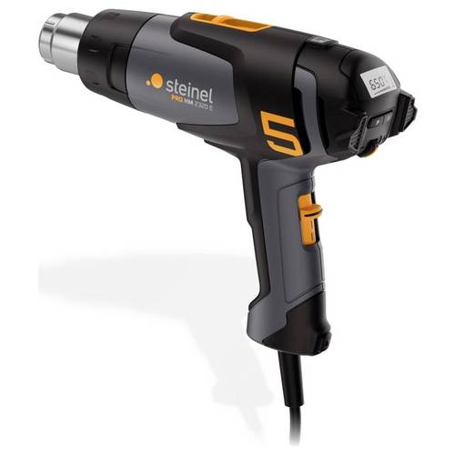 Steinel Heißluftpistole HM 2320 E, 2300 W Heißluftgebläse, Eco-Modus, 80°-650°C, LCD-Display, Loc-Funktion, 3 m Kabel