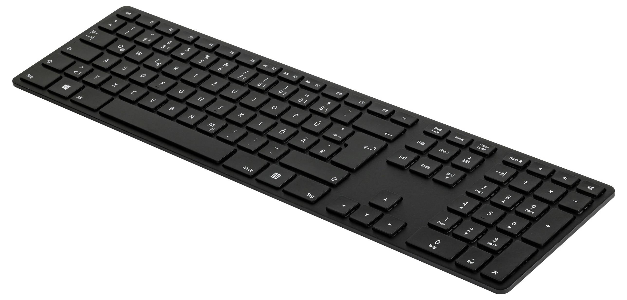 Matias FK416PCDCBB-DE Wireless USB-C® Keyboard Kabellos Tastatur Deutsch, QWERTZ Schwarz-2