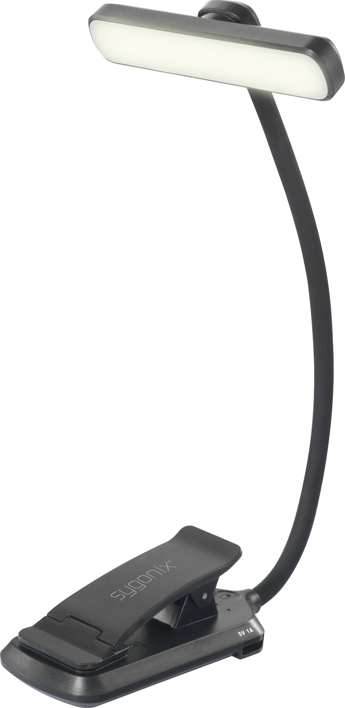 Sygonix SY-6748338 Tischlampe LED 1 W Schwarz