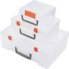 TRU COMPONENTS Sortimentskasten (L x B x H) 365 x 270 x 124 mm Anzahl Fächer: 5 variable Unterteilung, inkl. Handgriff Inhalt 3 St.