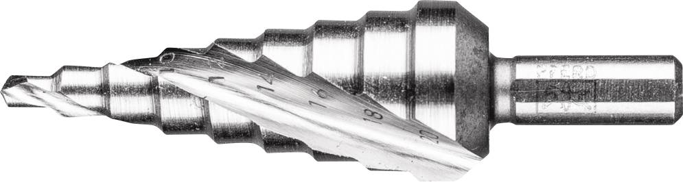 PFERD TOOLS 25204073 HSS Stufenbohrer Gesamtlänge 75 mm 1 St.