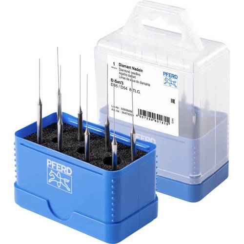 PFERD TOOLS 36476059 PFERD Diamant-Schleifstift-Set 8-tlg. Schaft-Ø3 mm D46/64 (fein) 1 St.