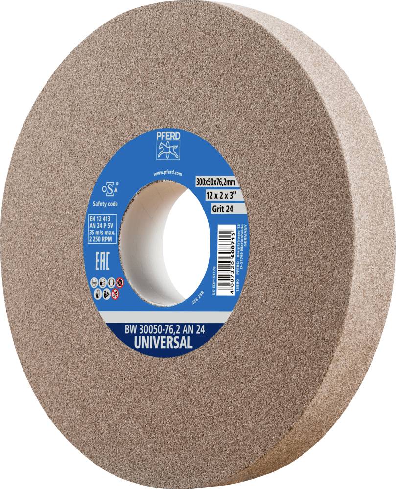 PFERD TOOLS 39010128 Schleifbockscheibe Durchmesser 300 mm Bohrungs-Ø 76.2 mm 1 St.