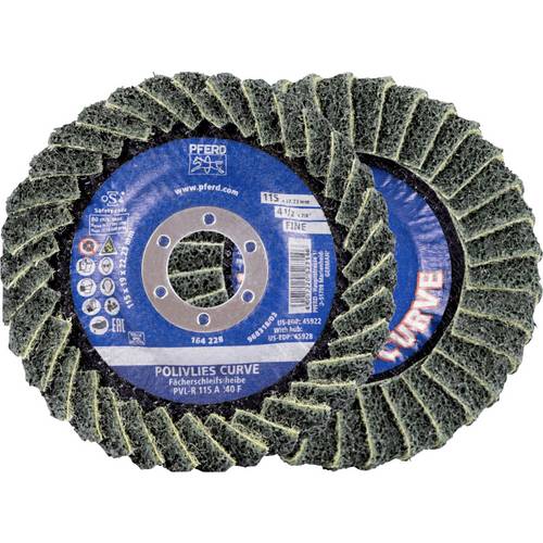 PFERD TOOLS 44694123 Fächerschleifscheibe Durchmesser 115 mm Bohrungs-Ø 22.23 mm 5 St.