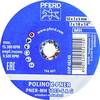 PFERD TOOLS 47700208 PFERD POLINOX verpresstes Vlies-Rad PNER Ø 50x3 mm Bohrung-Ø 6 mm Mittelhart A Grob für Finish  50 mm 10 St.