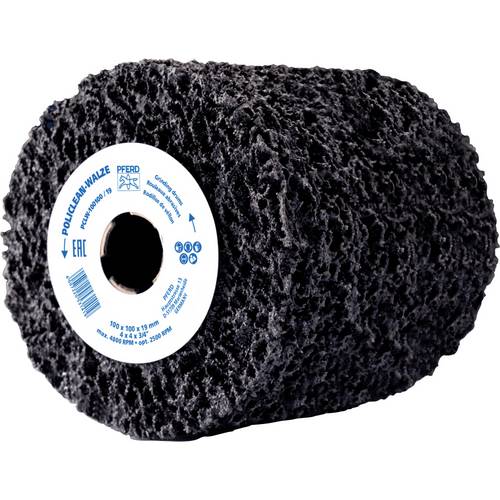 Thumbnail - PFERD TOOLS 47803369 PFERD POLICLEAN PCLS Vlies-Schleifwalze Ø 100x100 mm Bohrung Ø 19 mm für grobe Reinigungsarbeiten ...