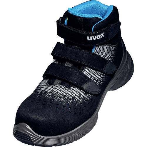uvex 68325 gel. klett S1 PU W12 Gr:47 6832547 Sicherheitsstiefel S1 Schuhgröße (EU): 47 Blau, Schwarz 1 St.