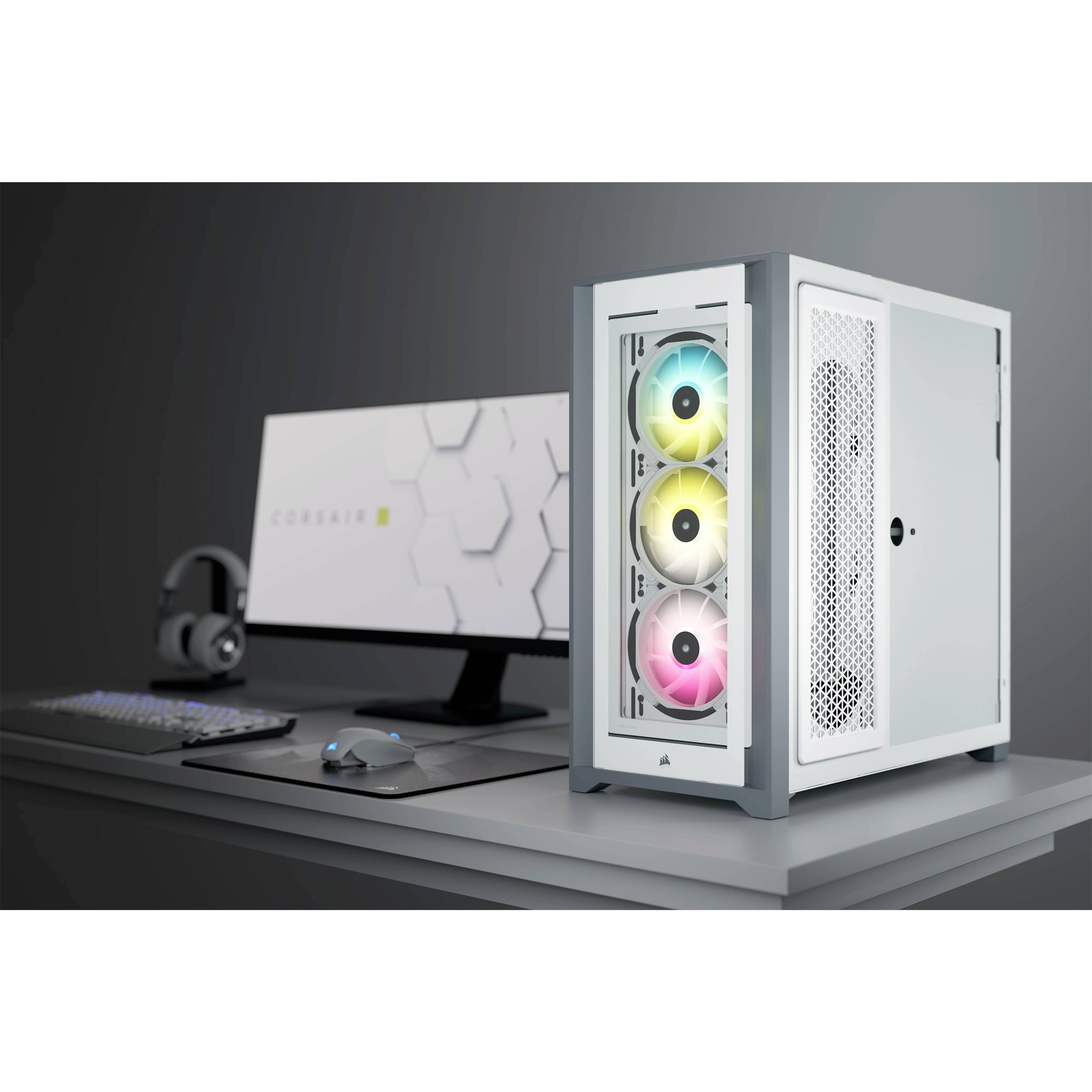 CORSAIR iCUE 5000X RGB - Tower - ATX - Seitenteil mit Fenster (gehärtetes Glas)-17