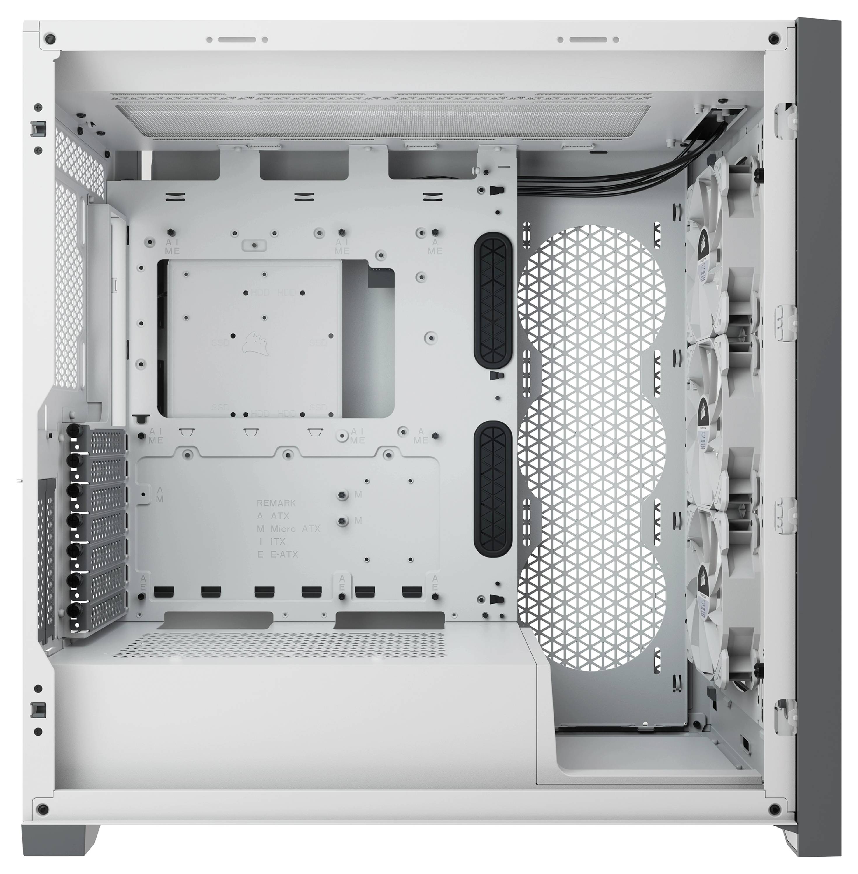 CORSAIR iCUE 5000X RGB - Tower - ATX - Seitenteil mit Fenster (gehärtetes Glas)-11