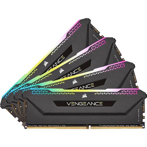 Thumbnail - Corsair CMH64GX4M4E3200C16 PC-Arbeitsspeicher Modul DDR4 64 GB 4 x 16 GB 3200 MHz 288pin DIMM CL16 CMH64GX4M4E3200C16