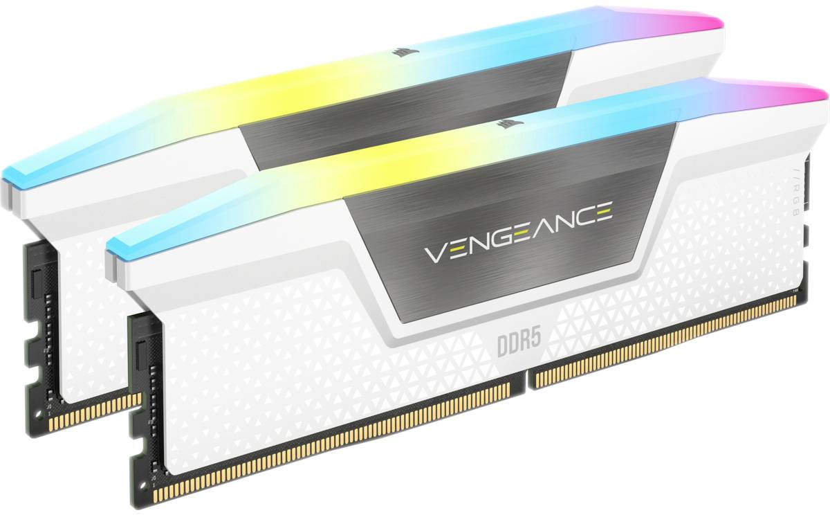 Corsair CMH64GX5M2B5200C40W PC-Arbeitsspeicher Modul DDR5 64 GB 2 x 32 GB 5200 MHz 288pin DIMM CL40 CMH64GX5M2B5200C40W