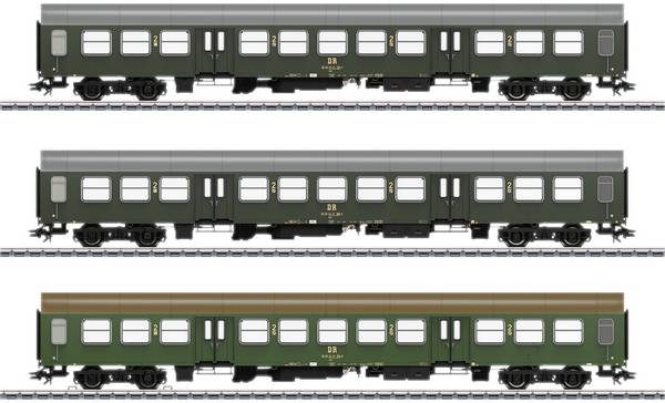 Märklin 42580 H0 3er-Set Personenwagen der DR