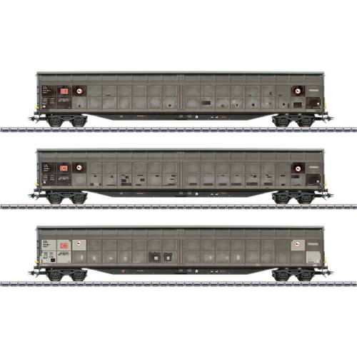 Märklin 48067 H0 3er-Schiebewandwagen-Set Habbins 354
